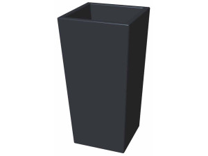 Vaso "Carreo" - 38,5 x 38,5 x h.85 cm - Antracite